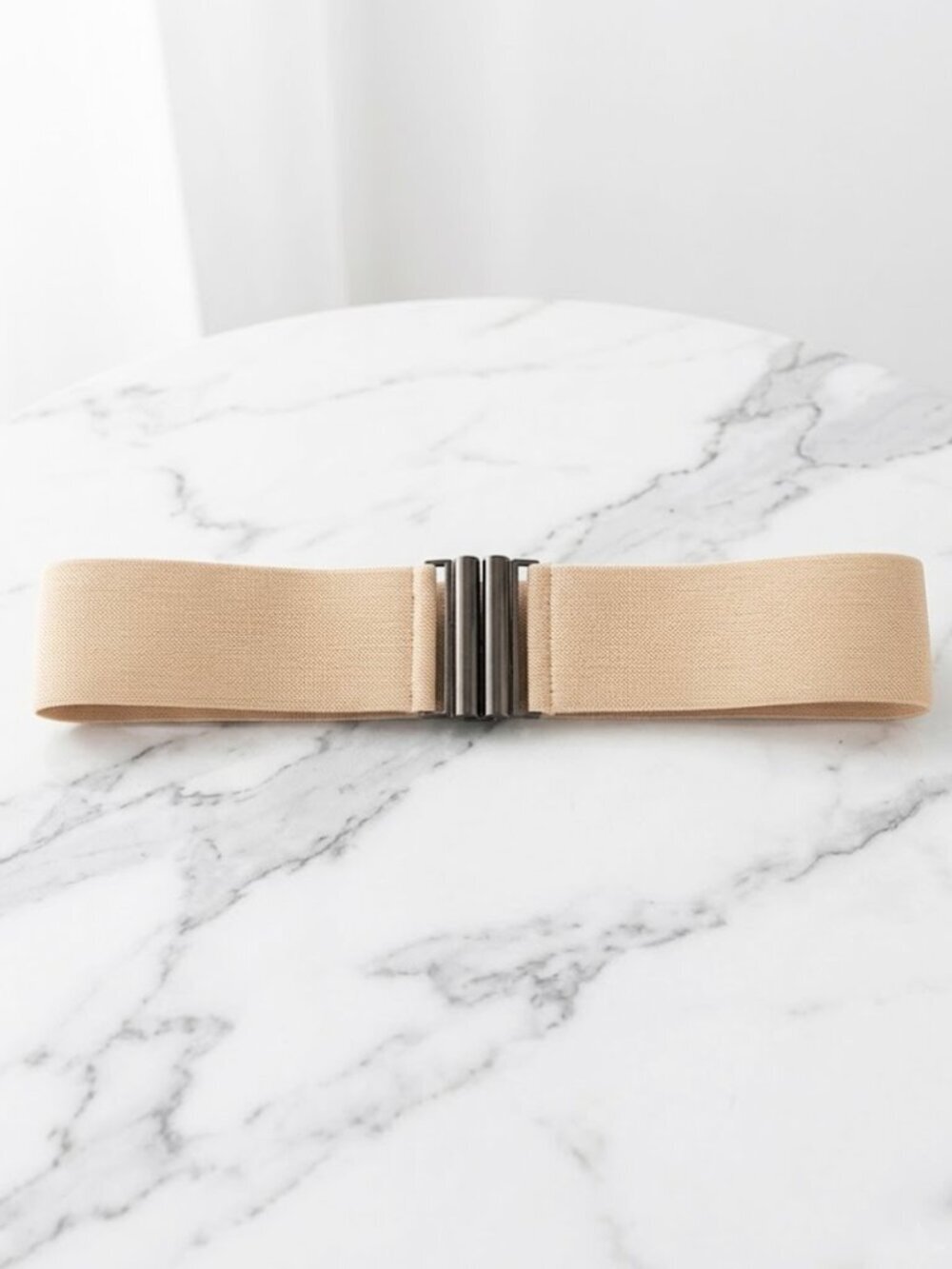 Fashionable Wide Elastic Ladies Belt - 26 Inches